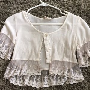LA Hearts crop top